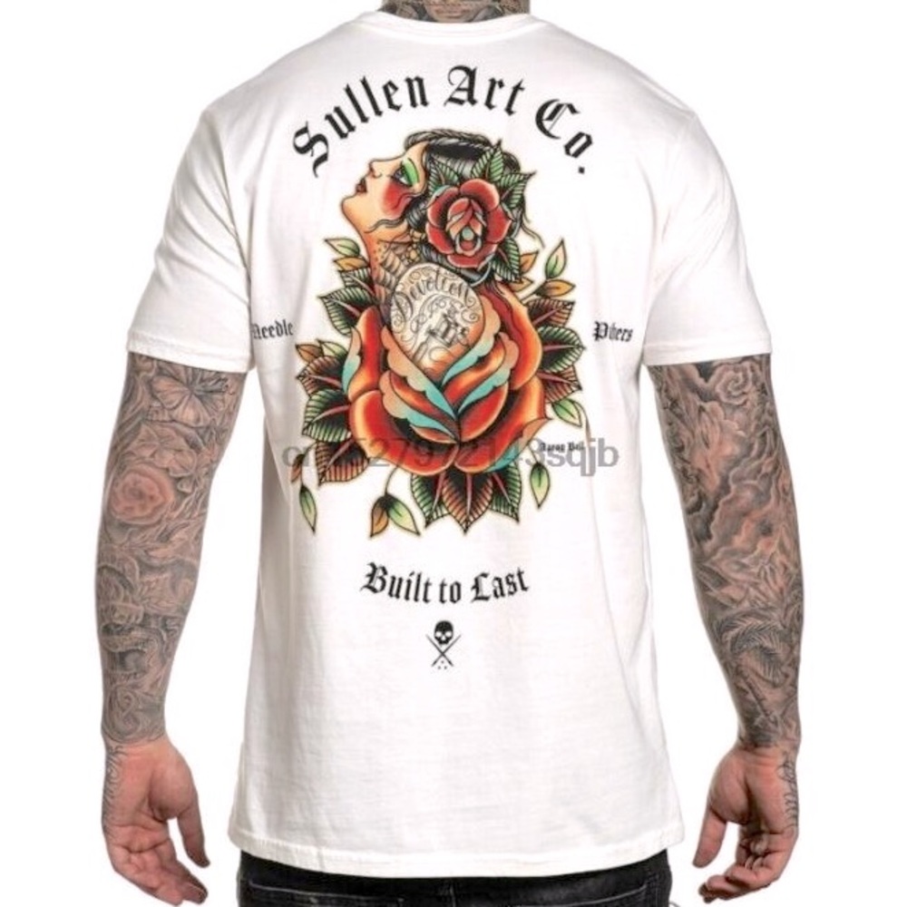 Sullen Art Collective Gypsy Rose Graphic Crew Neck T Shirt Medium